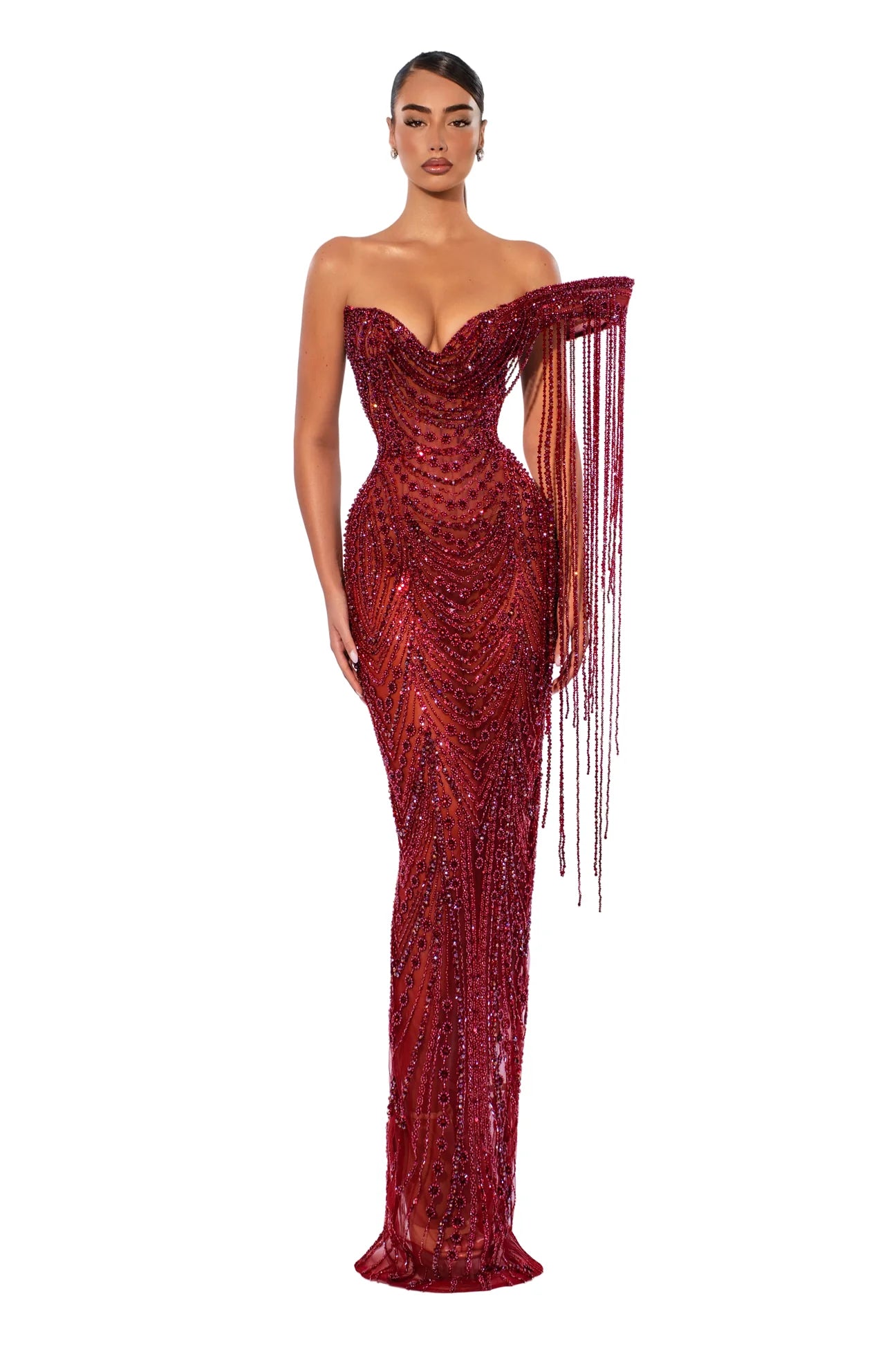 Ruby Majesty Gown (HIRE)
