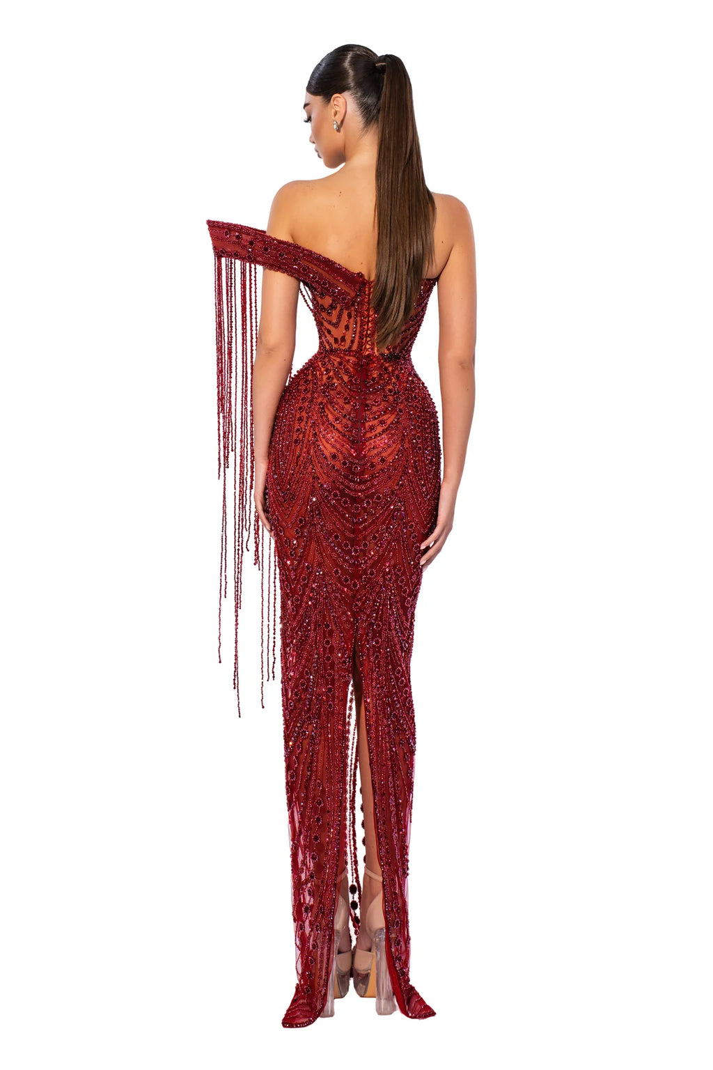 Ruby Majesty Gown (HIRE)