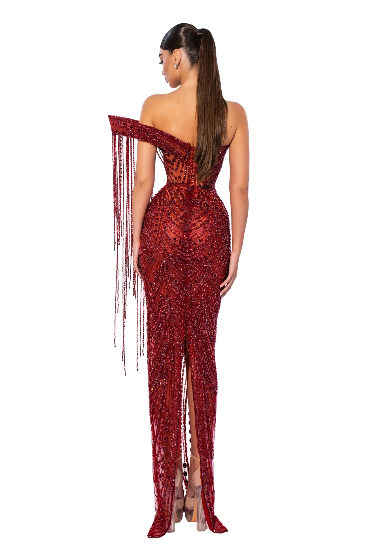 Ruby Majesty Gown (HIRE)