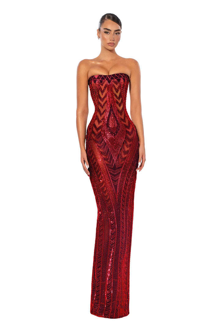 The Royal Rubia - full length alternate front view