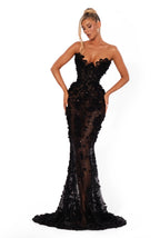 Midnight Fleur Black Dress