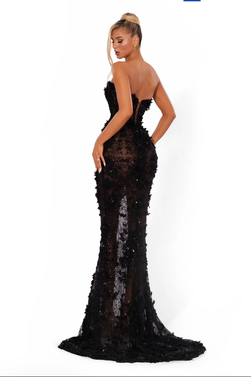 Midnight Fleur Black Dress