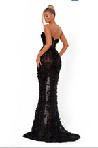 Midnight Fleur Black Dress